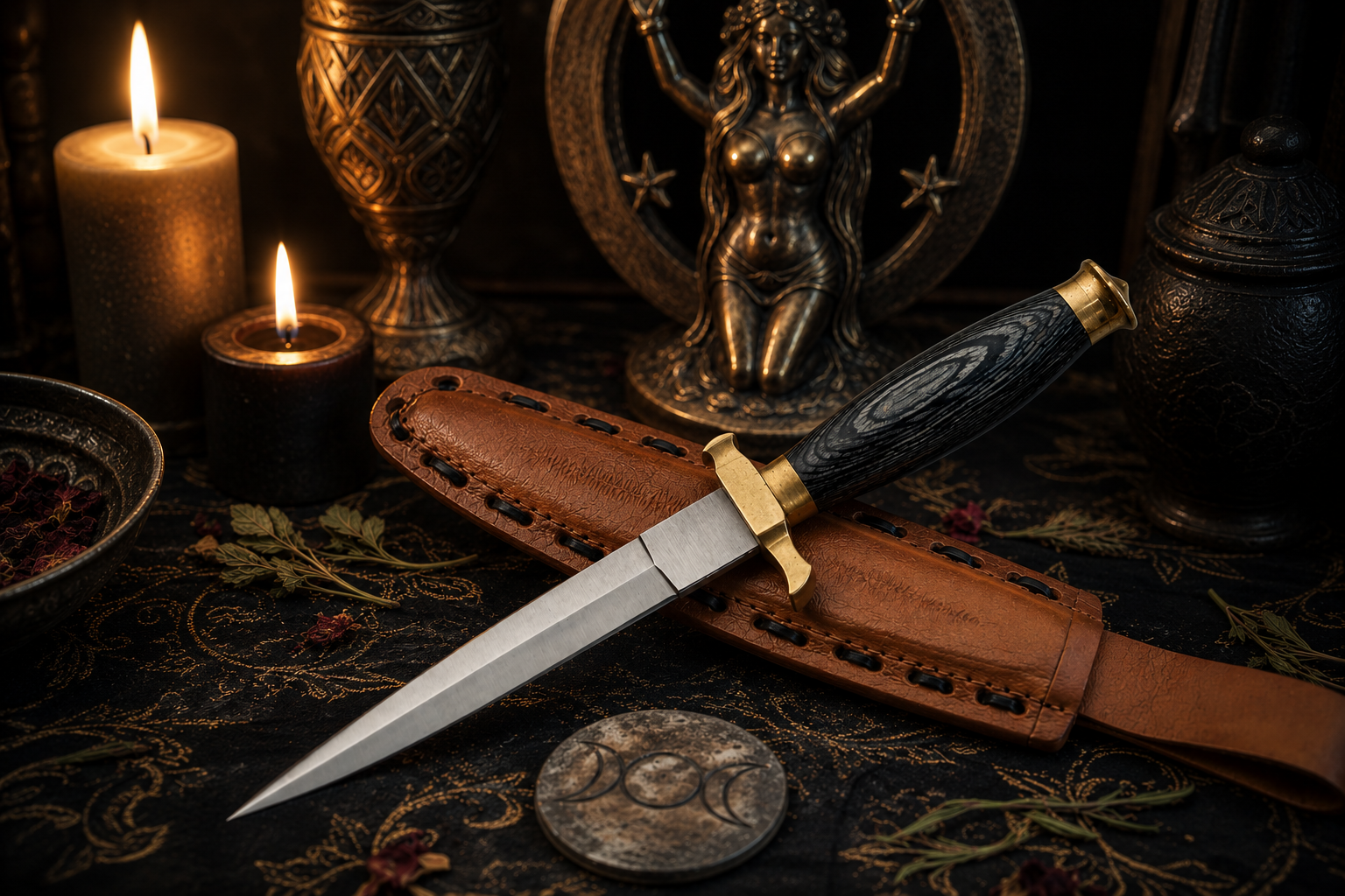Black Thorn Athame